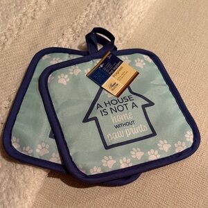 Paw Print Pot Holders